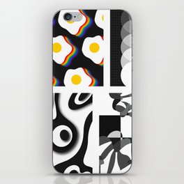 Assemble patchwork composition 12 iPhone Skin