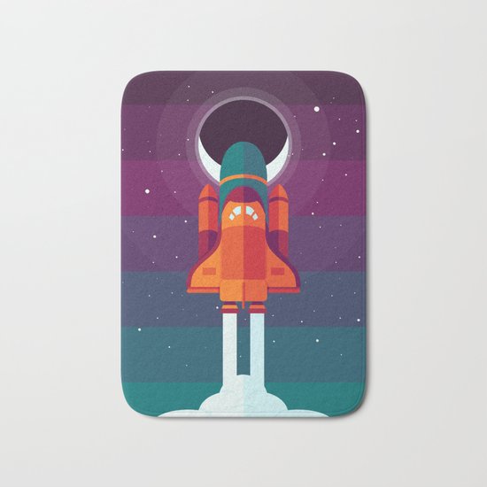 Into Spaaaace Bath Mat