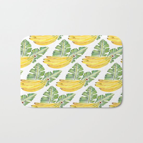 Banana Bunch – Green Leaves Bath Mat