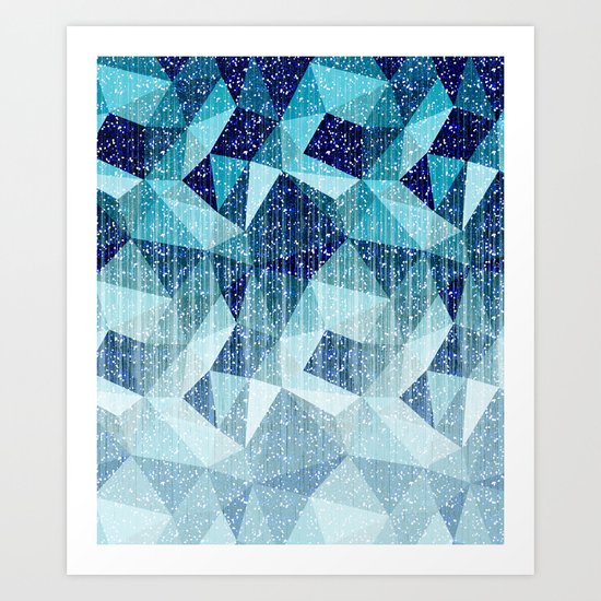 Arctic night Art Print