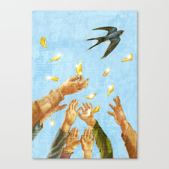 Leaves of Gold Canvas Print