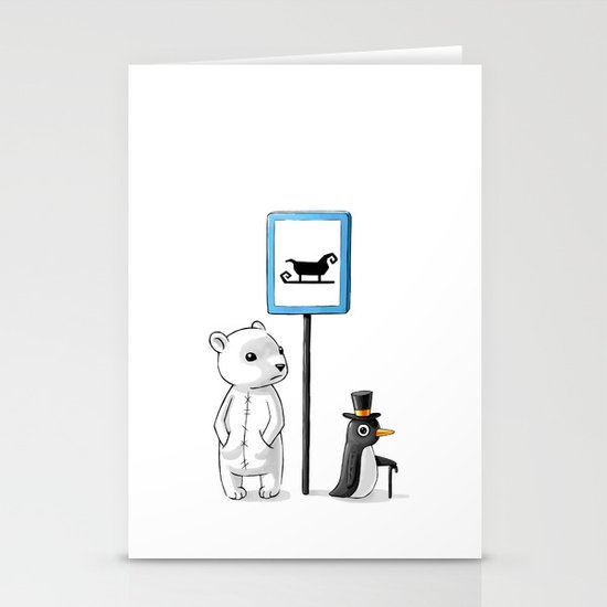 School Stop Stationery Cards