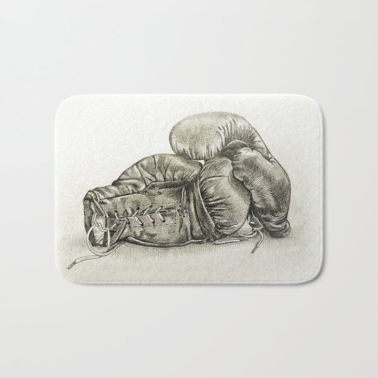 Boxing gloves Bath Mat