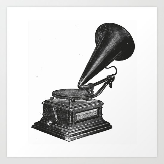 Gramophone 2 Art Print