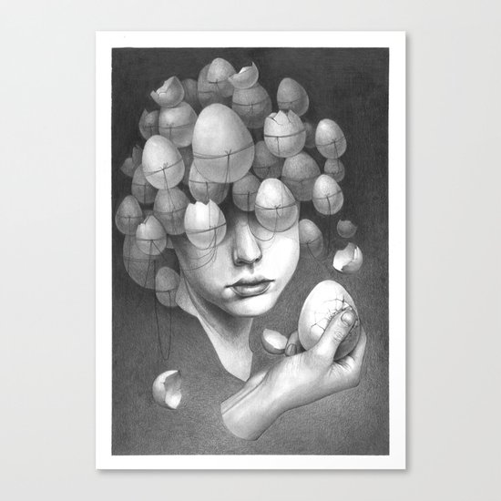 FRAGILE 3# Canvas Print