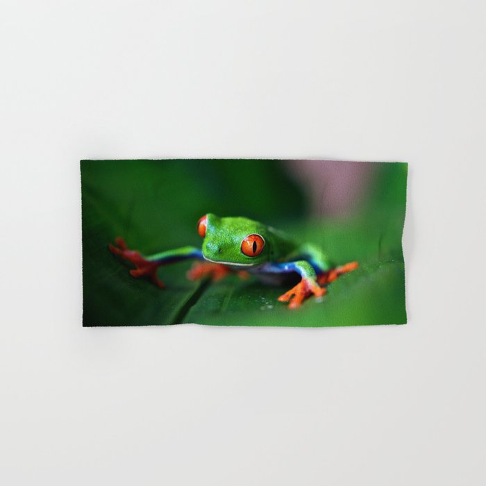 Little Tree Frog (Color) Hand & Bath Towel