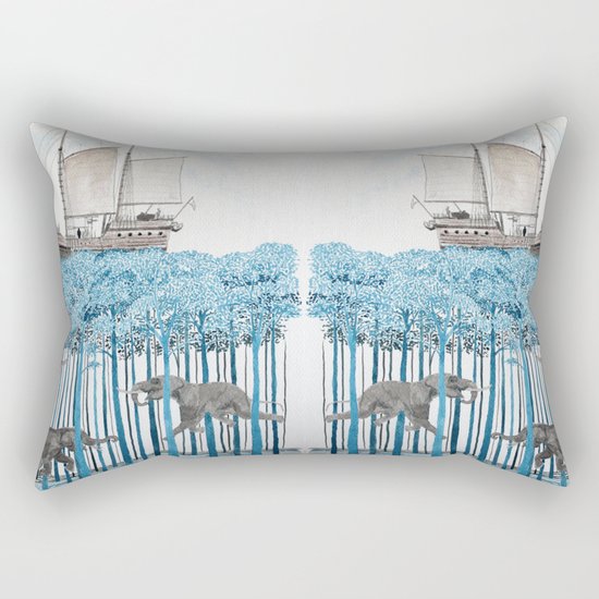 Sea of Trees Rectangular Pillow