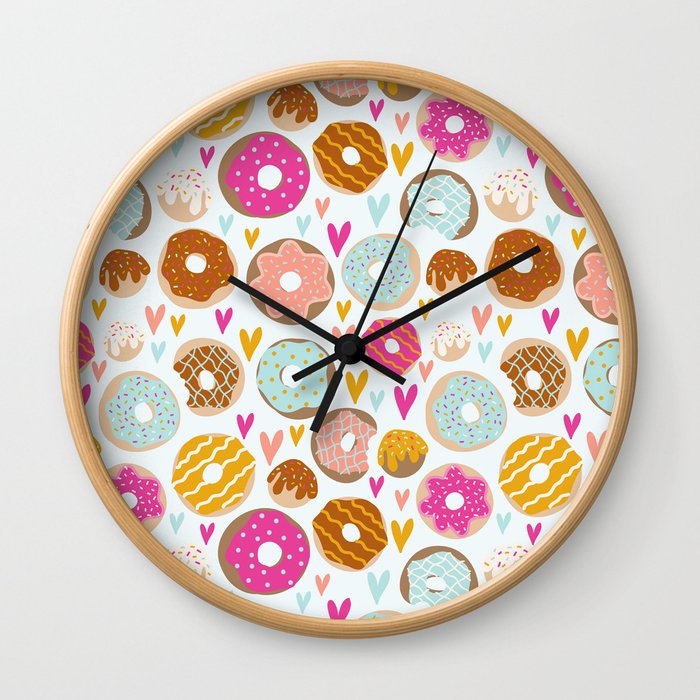 Donut Love  Wall Clock