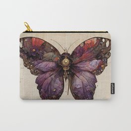 Butterflies of Willowood: Purple Golden Seal Carry-All Pouch | Illustration, Butterflies, Graphicdesign, Witch, Watercolor, Calming, Lepidoptera, Peace, Fairy, Beautiful 