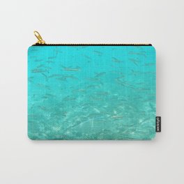 Watercolor Fish, Silversides 06, St John, USVI Carry-All Pouch
