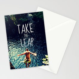 TAKE THE LEAP  Stationery Cards