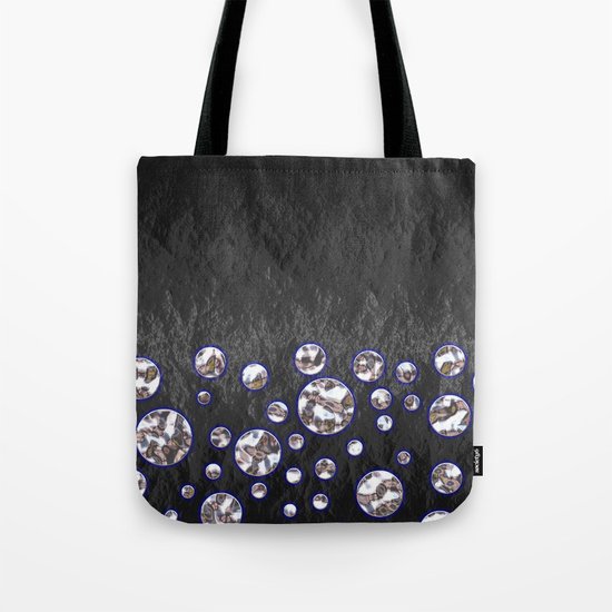 Asteroid Belt of Silver Moons Tote Bag