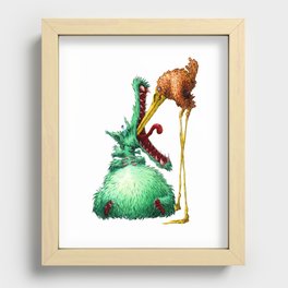 THE WOLF AND STORK Recessed Framed Print