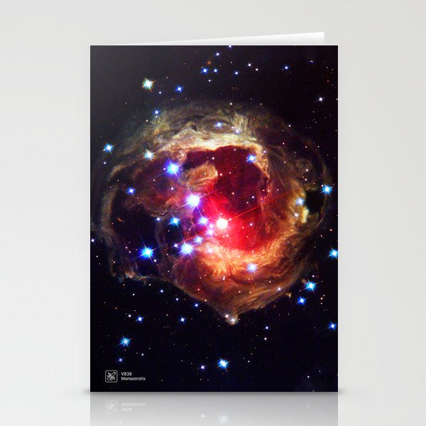 V838, Monocerotis - NASA Hubble Space Telescope Stationery Cards