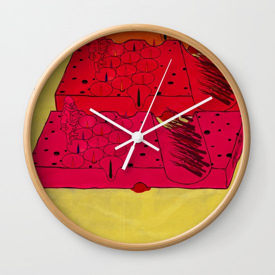 INDUSTRIAL CHEESE Wall Clock
