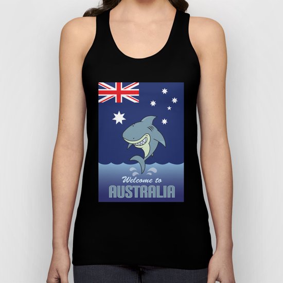 welcome to australia Unisex Tank Top