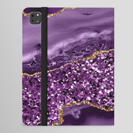 Agate Glitter Ocean Texture 02 iPad Folio Case