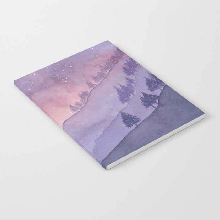 Purple Sunset Notebook