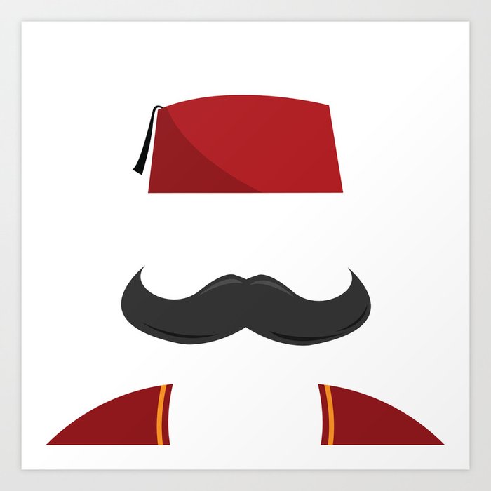 Man with a Fez Art Print