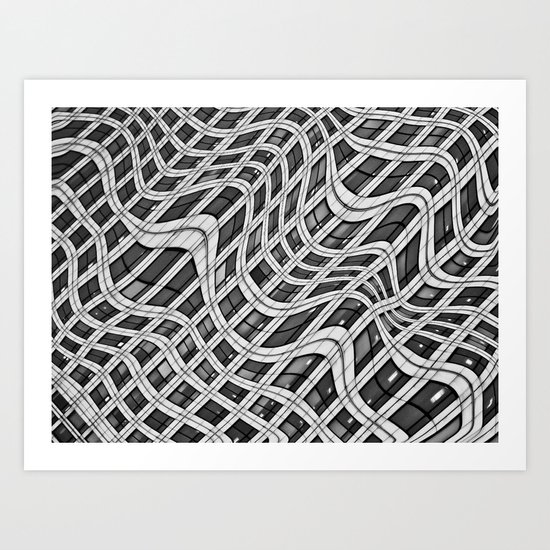 Canary Wharf Windows Art Print