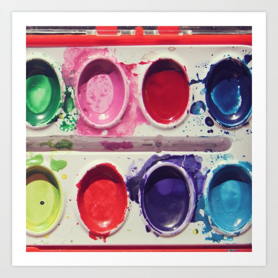 Watercolors Art Print