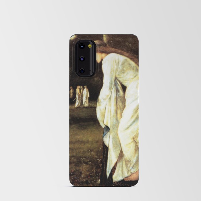 saint george and the dragon the princess tied to the tree 1866 - edward burne jones  Android Card Case