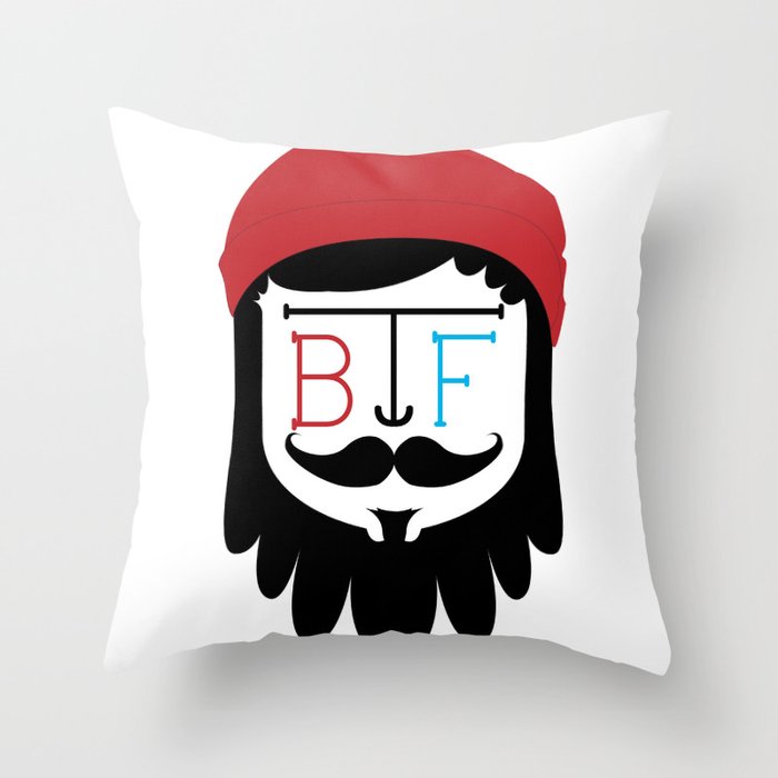 BTF logo Throw Pillow