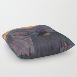 Edvard Munch - Despair 1894 Floor Pillow