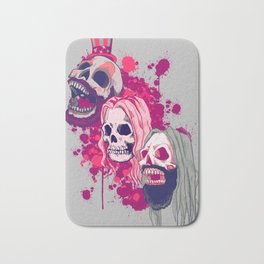 Three From Hell Bath Mat | Corpes, Scary, Devils, Captain, Graphicdesign, Otis, Rejects, Zombie, House 