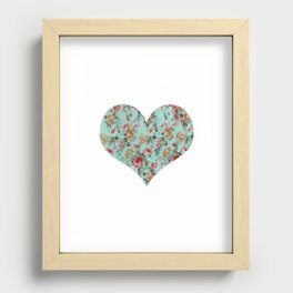 Vintage Heart  Recessed Framed Print
