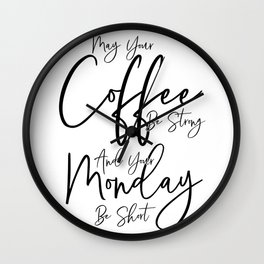 Coffee Wall Clock