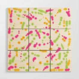 Spotted Spring Tie-Dye Wood Wall Art
