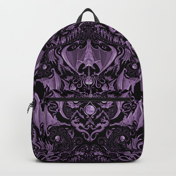 Bats and Beasts (Purple) Backpack