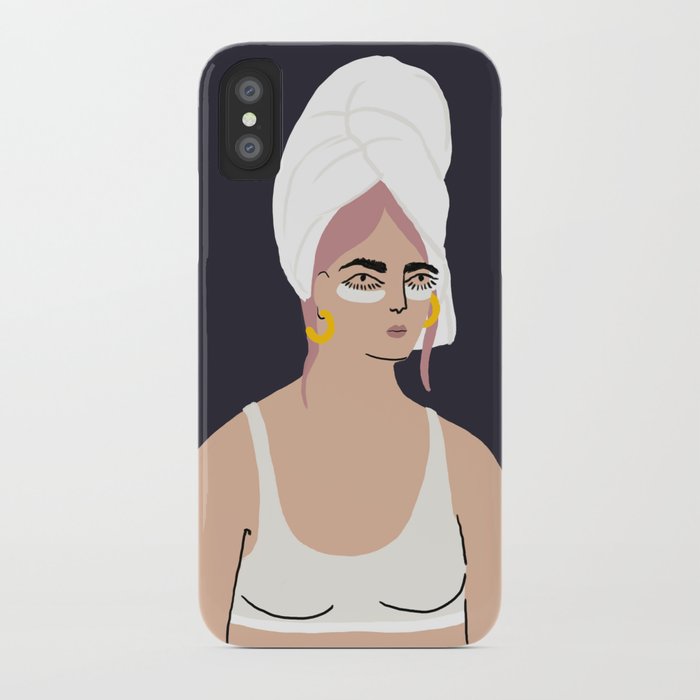 beauty routine iPhone Case