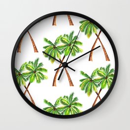 Palm Trees Wall Clock