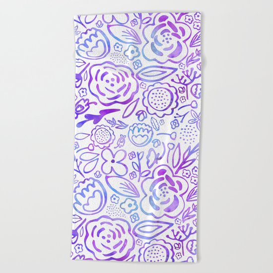 A Profusion of Flowers Beach Towel