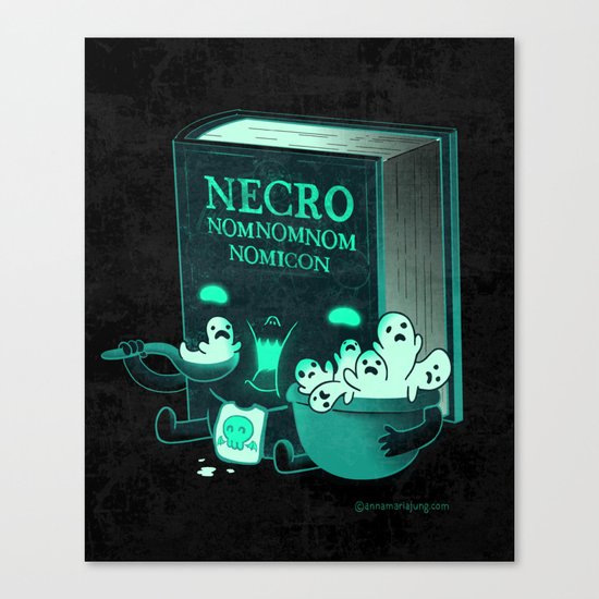 Necronomnomnomicon Canvas Print