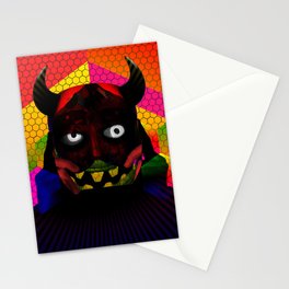Hexagon Devil Stationery Cards