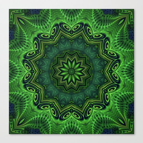 Harmony in Green Canvas Print