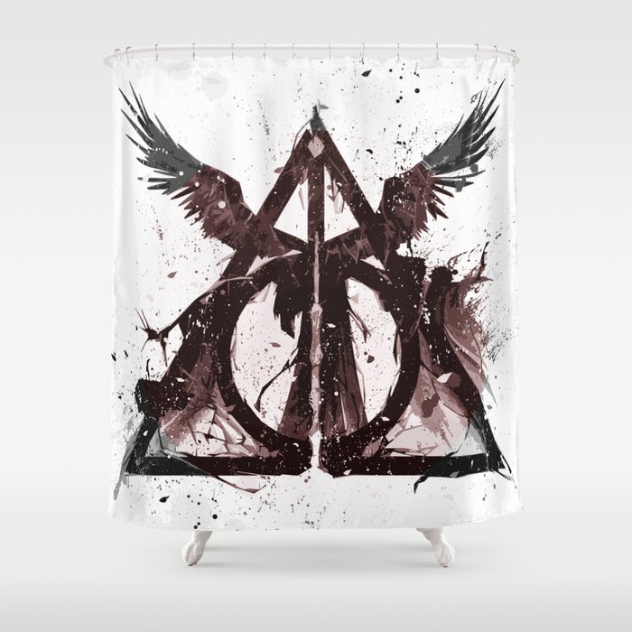 Deathly Hallows Shower Curtain