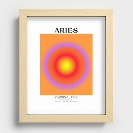 Aries Gradient Print Recessed Framed Print