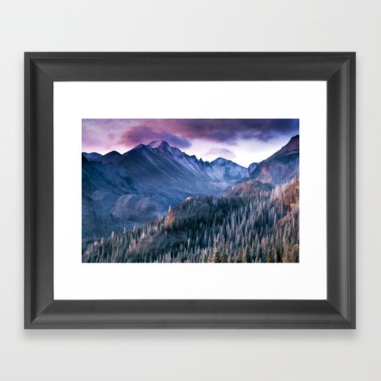 Rocky Mountains Framed Art Print