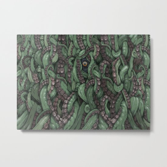 Tentacle Wall Metal Print