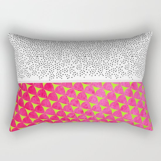 Dragon Fruit Deconstructed Rectangular Pillow
