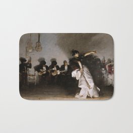 John Singer Sargent - El Jaleo Bath Mat | Dress, Oil, Dancer, Graceful, Elegant, Painting, Canvas, Music, Band, Sargent 