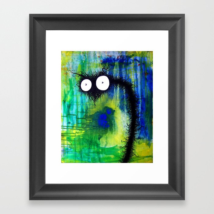 The creatures from the drain 20 Framed Art Print