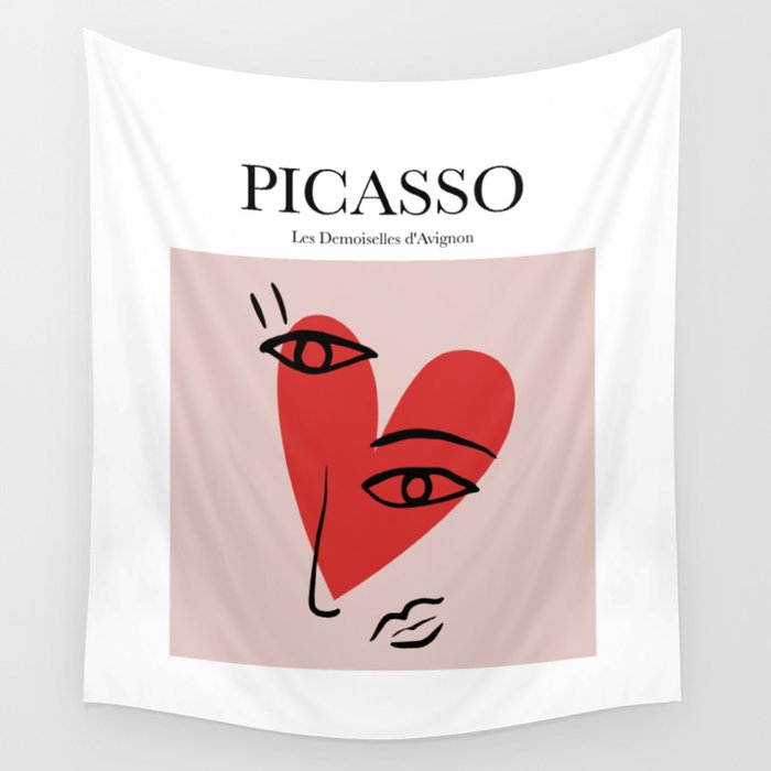 Picasso - Les Demoiselles d'Avignon Wall Tapestry