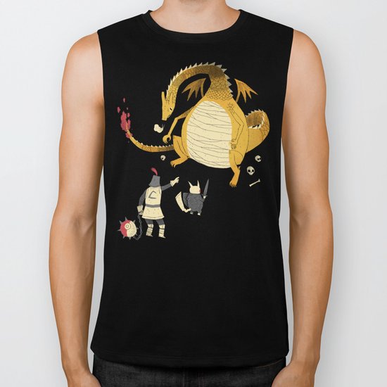 ye hath to catcheth them all(black) Biker Tank