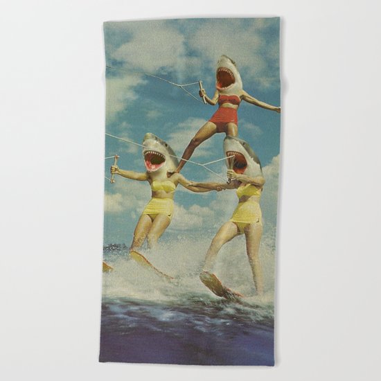 On Evil Beach Beach Towel