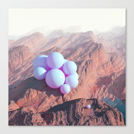 Strata Canvas Print